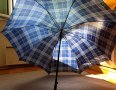 чадър синьо каре, снимка 2