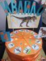 Картонена торта с динозаври , снимка 1 - Други - 37220475