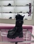дамски ботуши от естествена кожа prada, снимка 4