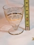 две тънкостенни чаши за ракия със златен кант 29/6, снимка 4