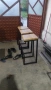 бар столове от масив и желязо , снимка 8