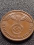 Две монети 1 райхспфенинг 1939г. Трети райх с СХВАСТИКА / 5 гроша 1950г. Австрия редки 28601, снимка 5