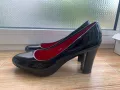 Черни дамски обувки на ток, снимка 2