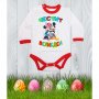 Бебешко боди Честит Великден "Мики и Мини", снимка 4