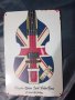 HOFNER Union Jack Violin Bass-Sir Paul McCartney-метална табела(плакет), снимка 1 - Китари - 43929282