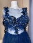 Синя къса бална рокля, снимка 2