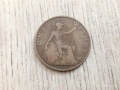 Монета 1913 Великобритания 1 Penny King George V, снимка 2