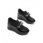 Дамски спортни обувки в черен цвят код24