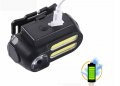 Челник LED+2COB 650LM 4 режима 90° USB водоустойчив, снимка 6