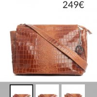 Нова дамска чанта, естествена кожа Pia Sassi Italy, снимка 11 - Чанти - 26145724