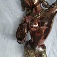 метална статуетка-индийска богиня, снимка 5 - Антикварни и старинни предмети - 35003501