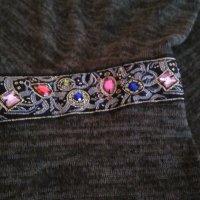 Дамска блуза с дълъг ръкав с камъни, снимка 7 - Блузи с дълъг ръкав и пуловери - 43254553