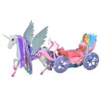 Кукла принцеса с карета и кон, снимка 1 - Кукли - 39175106