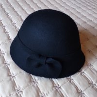 💕Луксозна💕Топла, елегантна филцова дамска шапка 💕Страхотно качество💕, снимка 2 - Шапки - 43273041