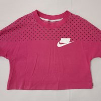 Nike NSW Crop Top оригинална тениска M Найк памучна фланелка спорт, снимка 1 - Спортни екипи - 42936923