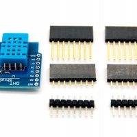 Шийлд със сензор DHT11 за WeMOS D1 Mini / PRO + комплект рейки, снимка 1 - Друга електроника - 27687309