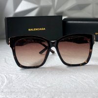Balenciaga дамски слънчеви очила котка котешки очи 2 цвята, снимка 5 - Слънчеви и диоптрични очила - 40789932