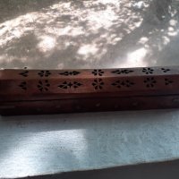 Стара дървена кутия - ароматизатор, снимка 2 - Антикварни и старинни предмети - 37145838