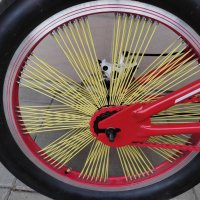 Продавам колела внос от Германия велосипед BMX AVIGO PREMIUM 20 цола дискови спирачки 140 спици, снимка 15 - Велосипеди - 34822920