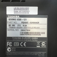 Toshiba QOSMIO X500 / на части , снимка 8 - Лаптопи за дома - 44857721