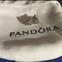 Нови оригинални сребърни обици Pandora 925ALE, снимка 3 - Обеци - 26197317