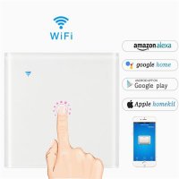 Wi FI сензорен интелигентен превключвател за осветление eWeLink, Alexa, Google Home, снимка 3 - Друга електроника - 40532084