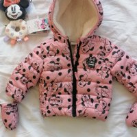 Мини Маус бебешко зимно яке + подарък, снимка 5 - Бебешки якета и елеци - 43339236