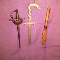Ножове за писма-дървен -змия и испанска рапира, снимка 2 - Колекции - 26910731