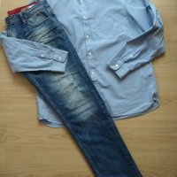Лот мъжки  риза и дънки, снимка 1 - Други - 28871157