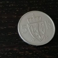 Монета - Норвегия - 5 крони | 1963г., снимка 1 - Нумизматика и бонистика - 27164132