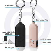Нови 2 броя Персонална аларма с LED светлина Подарък, снимка 1 - Друга електроника - 42936217
