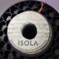 Швейцарски литцендрат ISOLA 250 х 0.032мм с лакова изолация, снимка 2 - Друга електроника - 35174658