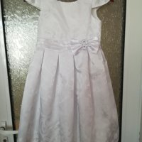 Официална бяла рокля и цвят праскова, снимка 7 - Бебешки рокли - 40596385