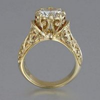 Луксозен пръстен с диамант 💥, снимка 4 - Пръстени - 32761402