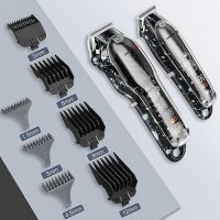 Нов Професионален Безжичен Комплект Машинки Тример за подстригване 10W, снимка 5 - Тримери - 43556757