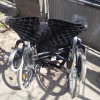 Инвалидна рингова количка за оперирани, възрастни, трудно подвижни хора., снимка 9 - Инвалидни колички - 44895317