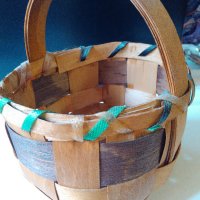 Нова плетена кошничка, снимка 1 - Антикварни и старинни предмети - 26958424