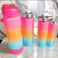 Комплект от 4бр. многоцветни термоси, снимка 2 - Буркани, бутилки и капачки - 44906918