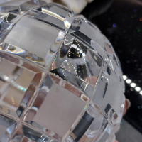 Кристална сферична ваза. , снимка 6 - Вази - 44853547