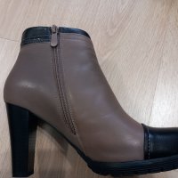 Дамски боти от естествена кожа, снимка 3 - Дамски обувки на ток - 38815289