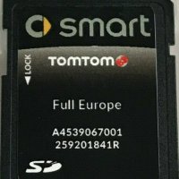 2021год. SMART 453 TomTom SD Card Европа и Турция​ Сд Карта Смарт, снимка 1 - Аксесоари и консумативи - 27835695