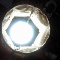 Настолна месингова лампа с абажур, снимка 4 - Други ценни предмети - 36959844