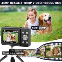 Нова Дигитална Камера 1080P 44MP с 32GB карта Деца Възрастни, снимка 2 - Фотоапарати - 43163638