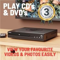 Нов Компактен DVD плейър с включен HDMI Дом Подарък, снимка 5 - Друга електроника - 42991039