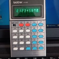 Калкулатор Brother 418E, снимка 1 - Колекции - 43969329