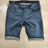 Мъжки къси дънки Jack&Jones размер L, снимка 2 - Къси панталони - 43894532