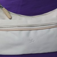 Roccobarocco® (RB) чанта – канвас, дръжка и детайли от естествена кожа , снимка 2 - Чанти - 32462032