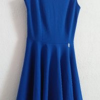 Женствена рокля в парижко синьо, снимка 2 - Рокли - 37749649