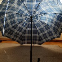 чадър синьо каре, снимка 1 - Други - 28654780