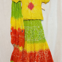 Ленга чоли традиционен комплект от Раджастан- ”Бандеж”, снимка 8 - Рокли - 21055632